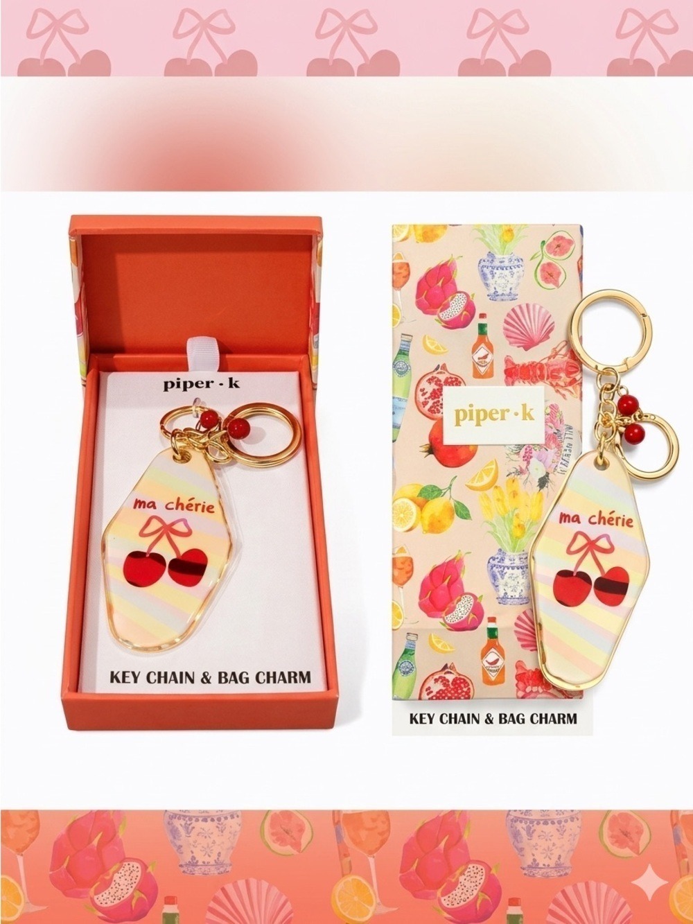 Piper K “Ma Cherie” Keychain & Bag Charm